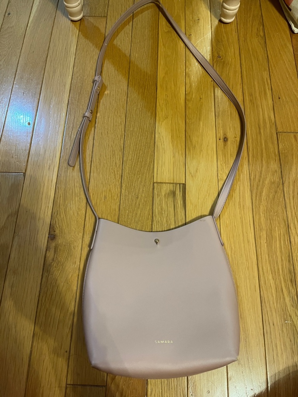 Samara light pink crossbody purse bag
